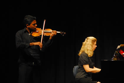 Recital de aluno de violino