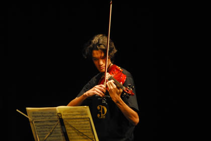 Recital de aluno de violino